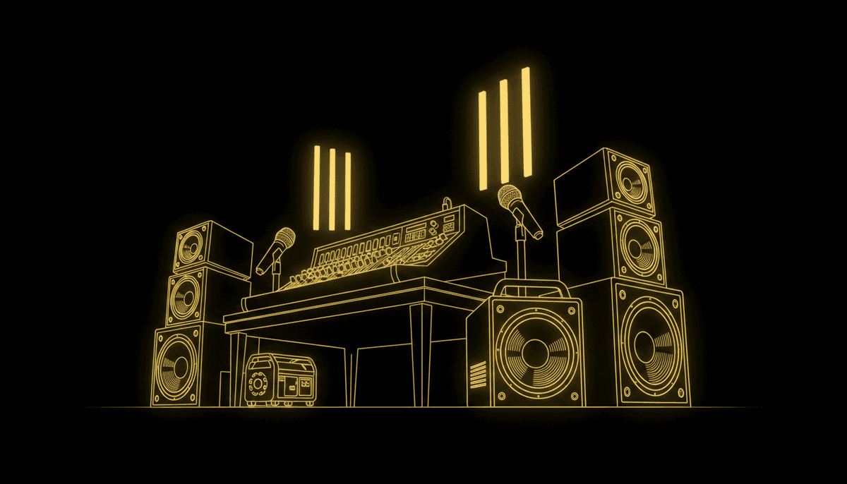 Equipamiento para festivales de música en Argentina: guía completa